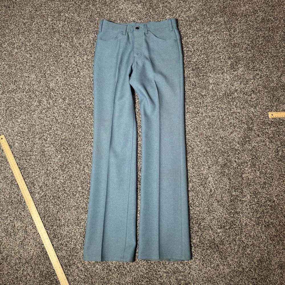 Levi's 517 Vintage Bootcut Pants 31x33 Blue Sta-Prest